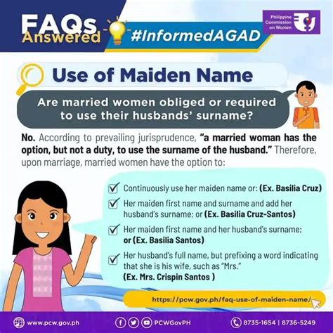 Use Of Maiden Name After Marriage - The Philippines Today