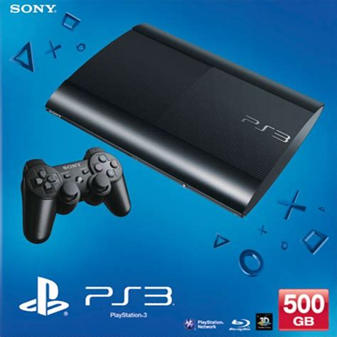 PlayStation 3 Super Slim 500GB Console - Black (PS3)(New) | Buy from ...