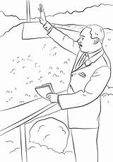 Free Printable Martin Luther King Jr Day MLK Coloring Pages sketch template