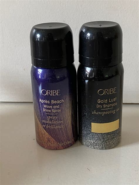 Oribe mini dry shampoo and wave and shine spray, Beauty & Personal Care, Hair on Carousell