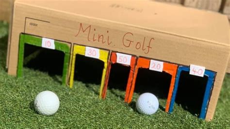 Homemade Mini Golf - Fun & Educational!