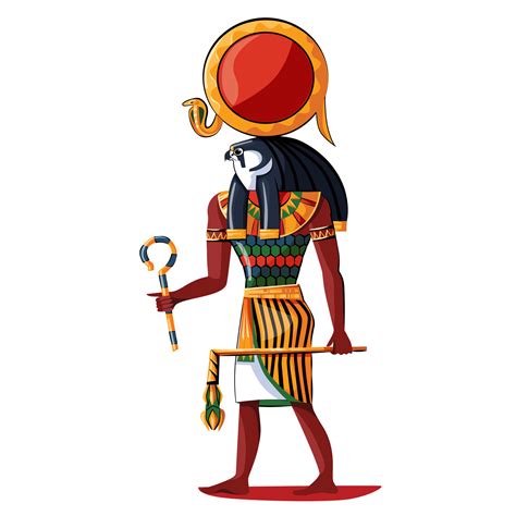 Ancient Egypt sun god Ra cartoon illustration 20597697 Vector Art at Vecteezy