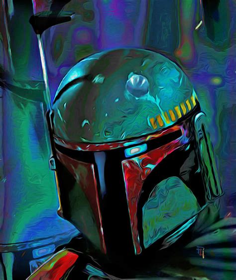 Boba Fett 3 Painting by Fli Art - Pixels