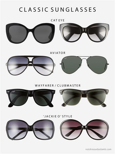 Capsule Wardrobe Pieces: 16 Classic Sunglasses to Shop - Not Dressed As Lamb