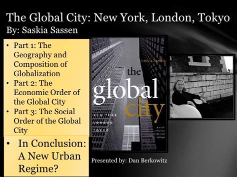 The Global City: New York, London, Tokyo - Chapter Summary