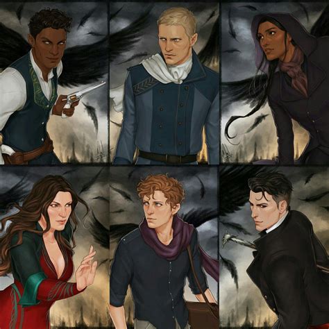 YES OMG THIS FANART IS GREAT | Six of crows characters, Six of crows, Crow