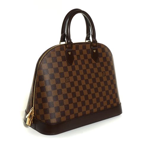 LOUIS VUITTON Damier Ebene Alma MM 108501