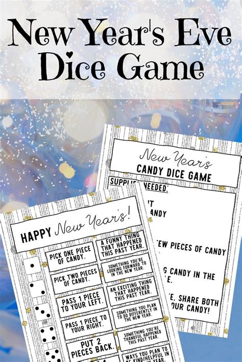 Free Printable New Years Eve Games