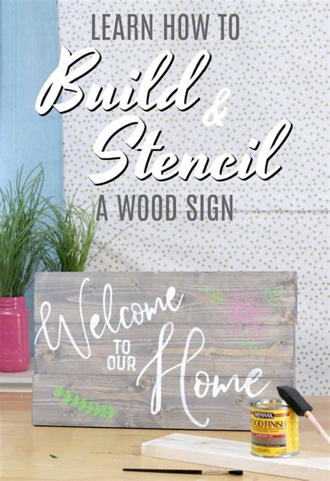 How to Build and Paint a Wood Sign - Creative Ramblings