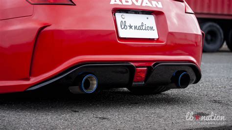 LB★Nation Nissan Z33 (350Z) Rear Bumper (2003-2009) | Liberty Walk