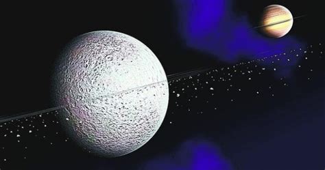 Saturn mission finds sign of possible moon rings, a lunar first ...