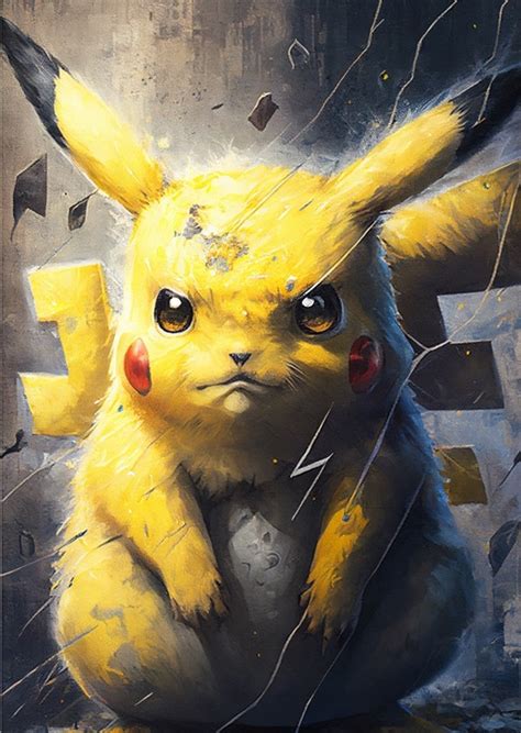 Pikachu I - Pokémon affiches et impressions par Jonas Winge - Printler