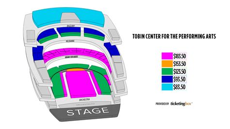 San Antonio Tobin Center for the Performing Arts Seating Chart