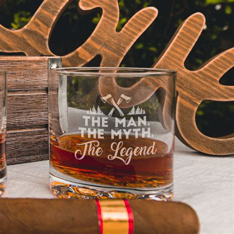 Man, Myth, Legend Engraved Beer Mug - Design: THEMAN - Everything Etched