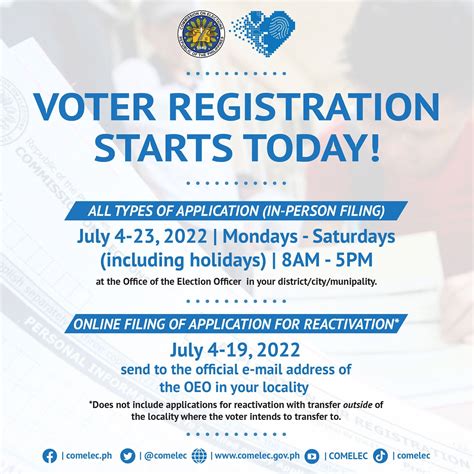 COMELEC Resumes Voter Registration; Here's How | BCG