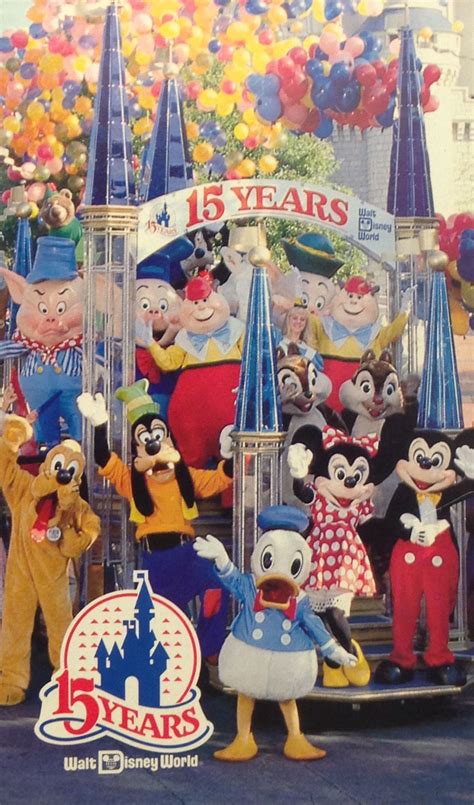 Fifteen Years of Magic parade. | Disney posters, Disney parade, Disney fun