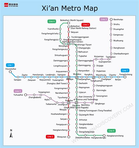 Xian Metro Map - Xian Subway Lines and Stations 2025/2026