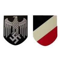 German WW2 Helmets & Caps - Helmet Decals - Epic Militaria