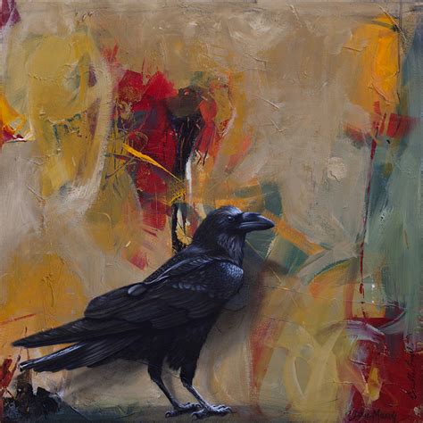 Raven Bird Painting at PaintingValley.com | Explore collection of Raven ...