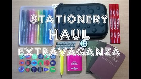 Stationery Haul!! - YouTube