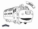 Chuggington Free Coloring Colouring Online Pages Brewster  sketch template