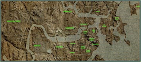 High Resolution Fallout 4 Commonwealth Map Map : Resume Examples