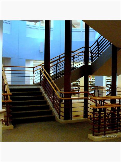 "Library Stairs - Roanoke College Library ^" Acrylic Block for Sale by ...