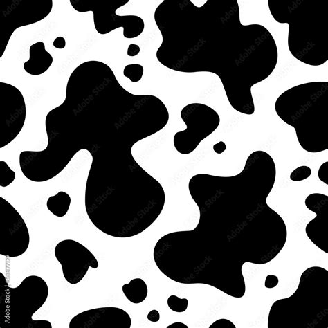 Cow texture. Seamless vector pattern Stock Vector | Adobe Stock