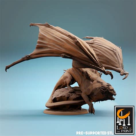 Manticore Miniature Lord of the Print Dnd Miniatures Role Playing Game Tabletop Miniature ...