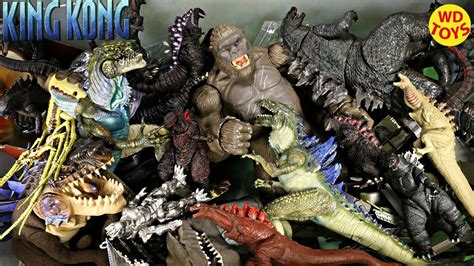 New Giant Box King Kong And Godzilla Toys Vs Skull Island Mega Figure ...