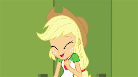 Image - Applejack laughing at her cute pig EGDS4.png | My Little Pony Friendship is Magic Wiki ...