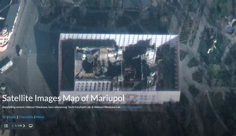 Satellite Images Map of Mariupol