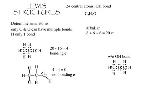 C2h6o Lewis Structure