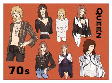 70's QUEEN by YUCKEY Queen Photos, Queen Pictures, John Deacon, Rey, Queen Drawing, Roger Taylor ...