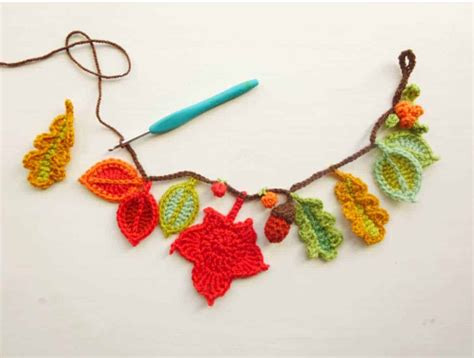 Fall Leaves Free Crochet Pattern