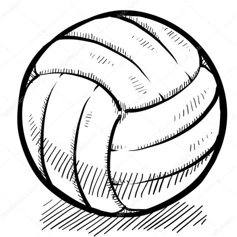 Volleyball Drawing | Free download on ClipArtMag