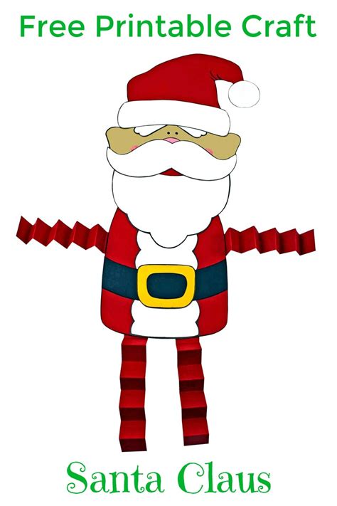 Free Printable Santa Claus Craft - Mama Likes This