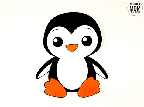 Free Printable Penguin Craft for Kids with Penguin Templates | Penguin ...