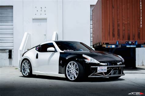 Out of this World White Nissan 370Z Fitted with Custom Body Kit — CARiD ...