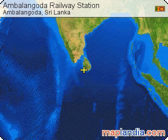 Ambalangoda Railway Station | Ambalangoda Google Satellite Map