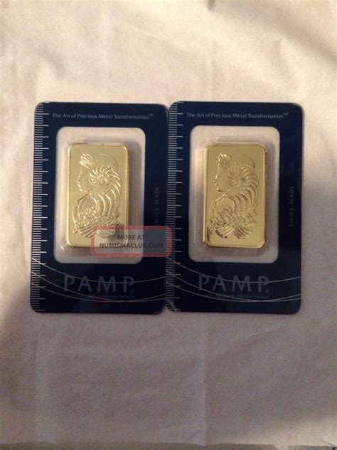 1 Oz Gold Bar Pamp Suisse (in Assay) Great Price