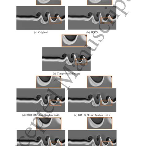 Results of compression artifact removal on a single image (and a ...