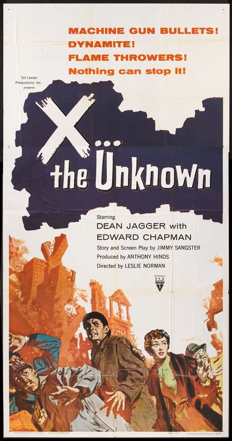 X... the Unknown (1957) | Movie posters, Movie posters vintage, Classic ...