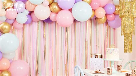 Download Baby Shower Zoom Background Pastel Balloons | Wallpapers.com