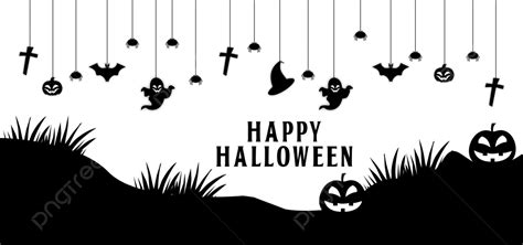 Halloween Black Vector Background, Halloween, Black, Vector Background Image for Free Download