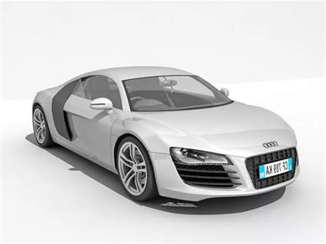 Audi R8 Car Free 3d Model - .Max, .Vray - Open3dModel 114547