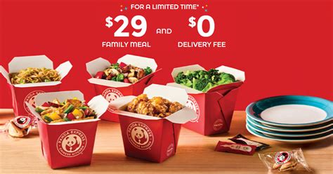 Panda Express $29 Family Meal Deal with FREE Delivery - The Freebie Guy® ️️️