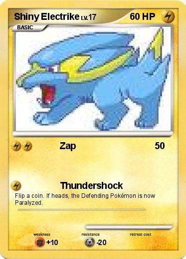 Pokémon Shiny Electrike - Zap - My Pokemon Card