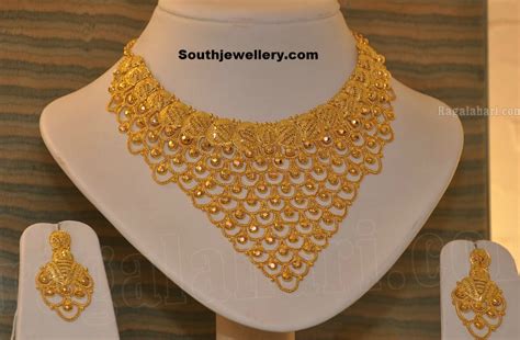 Bridal Gold Necklace - Indian Jewellery Designs