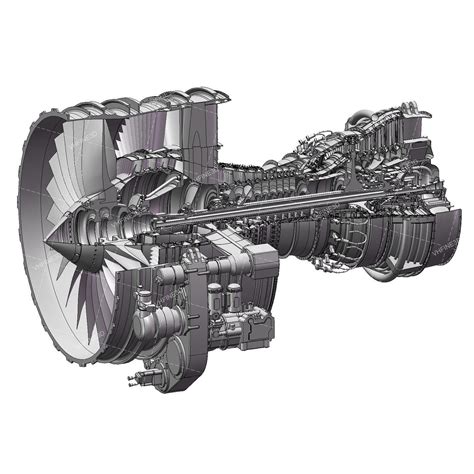 SolidWorks cfm56-7b Complete model 3D model | CGTrader